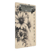 Mini Porte-bloc Fleurs et papillons rustiques - Papier vieilli (11 (Incliné)