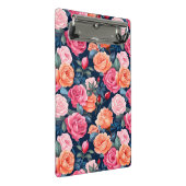 Mini Porte-bloc Fleurs florales roses Motif-80037 (Incliné)