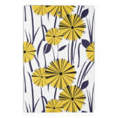 Mini Porte-bloc Fleurs jaunes (Dos)