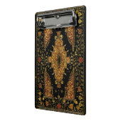 Mini Porte-bloc Fleurs noires et dorées tombées (Angle2)