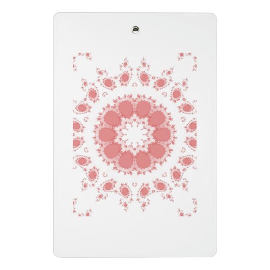 Mini Porte-bloc Fleurs roses (Dos)