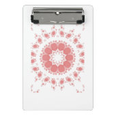 Mini Porte-bloc Fleurs roses (Devant)