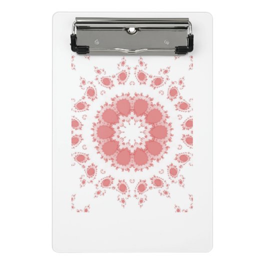 Mini Porte-bloc Fleurs roses (Devant)