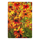 MINI PORTE-BLOC FLEURS RUDBECKIA (Dos)