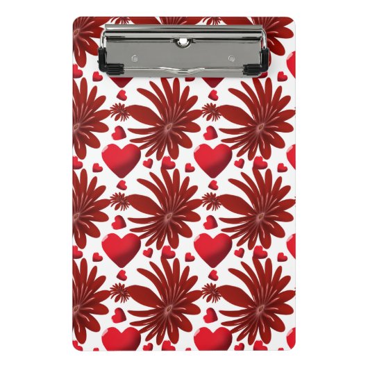 Mini Porte-bloc Floral pattern  throw blanket (Devant)