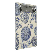 Mini Porte-bloc Flore d'impression florale de fleurs bleues antiqu (Incliné)