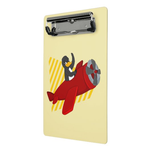 Mini Porte-bloc Flying penguin cartoon mini clipboard (Angle2)
