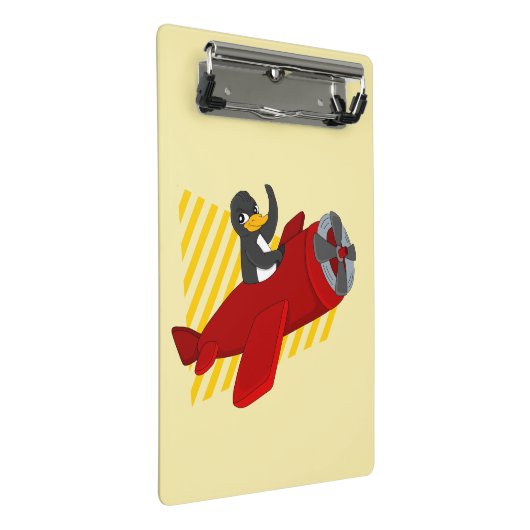 Mini Porte-bloc Flying penguin cartoon mini clipboard (Incliné)