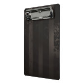 Mini Porte-bloc Fond marron rayé steampunk (Angle2)