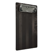 Mini Porte-bloc Fond marron rayé steampunk (Incliné)