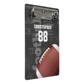 Mini Porte-bloc Football américain Personalized Chalkboard (Incliné)