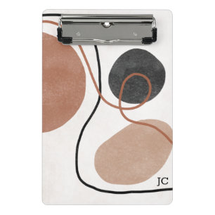 Mini Porte-bloc Formes de forme libre Abstraites - Brown et noires