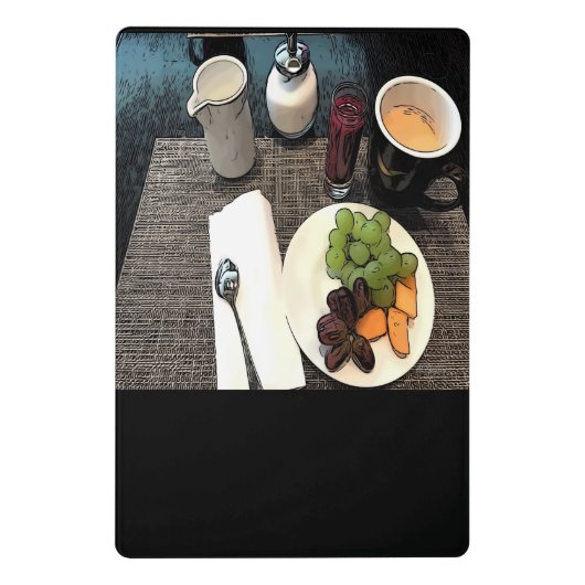 Mini Porte-bloc Fruits et café (Dos)