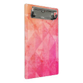 Mini Porte-bloc Fuchsia rose orange moderne aquarelle (Incliné)