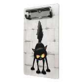 Mini Porte-bloc Funny Fierce Black Cat Cartoon  (Angle2)