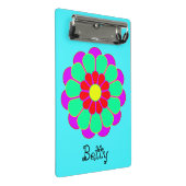 Mini Porte-bloc Funny Flower Power Bloom I + votre backgr. & idée (Incliné)
