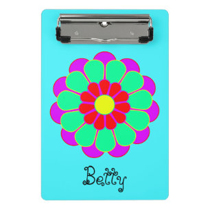 Mini Porte-bloc Funny Flower Power Bloom I + votre backgr. & idée