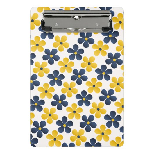 Mini Porte-bloc Fusion florale : Conception Arrière - plan dynamiq (Devant)