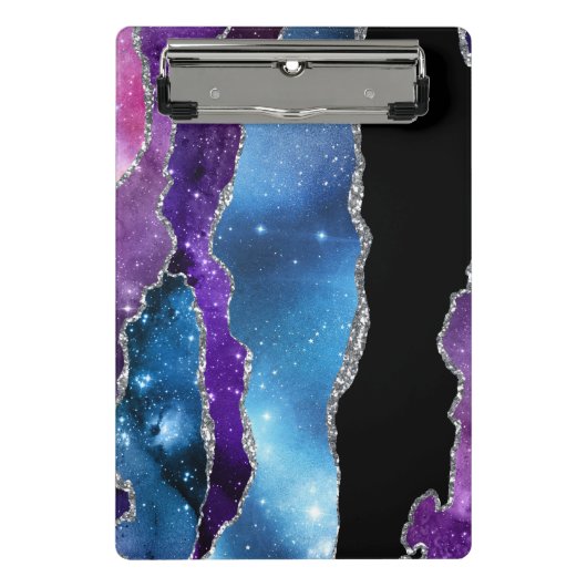 Mini Porte-bloc Galaxy Agate Série Design 7  (Devant)
