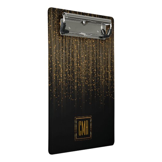 Mini Porte-bloc Galaxy Star Lights avec DO-IT-YOURSELF Monogramme (Incliné)