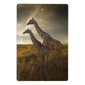 Mini Porte-bloc Girafes et le paysage (Dos)