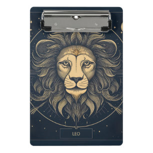 Mini Porte-bloc Golden Leo Zodiac