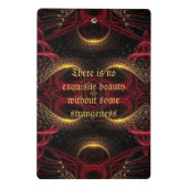 Mini Porte-bloc Gothique Valentine Gold Hearts Dark Arts (Dos)