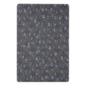 Mini Porte-bloc Gouttes de pluie sur du métal (Dos)