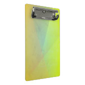 Mini Porte-bloc Gradation géométrique jaune moderne (Incliné)