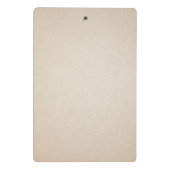 Mini Porte-bloc Grainy de sable beige Ajouter Logo de l'entreprise (Dos)