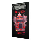 MINI PORTE-BLOC GRAND DRAGON ROUGE (Angle2)