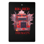 MINI PORTE-BLOC GRAND DRAGON ROUGE (Dos)