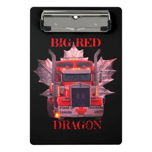 MINI PORTE-BLOC GRAND DRAGON ROUGE (Devant)