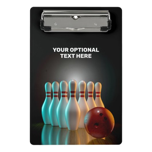 Mini Porte-bloc Grève de bol de texte personnalisé (Devant)