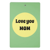 Mini Porte-bloc Gros point jaune (Dos)