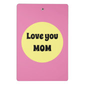 Mini Porte-bloc Gros point jaune (Dos)