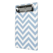 Mini Porte-bloc Grunge bleu-clair Chevron texturisé (Angle2)