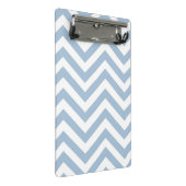 Mini Porte-bloc Grunge bleu-clair Chevron texturisé (Incliné)