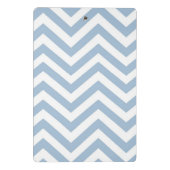 Mini Porte-bloc Grunge bleu-clair Chevron texturisé (Dos)