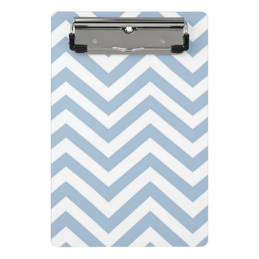 Mini Porte-bloc Grunge bleu-clair Chevron texturisé (Devant)