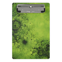Grunge vert citron avec accents noirs
