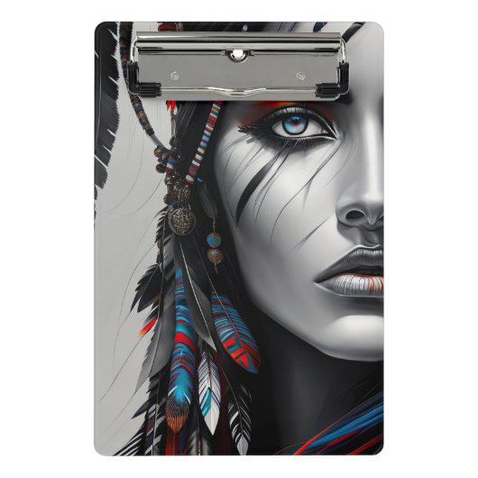 Mini Porte-bloc Guerrier tribal (Devant)