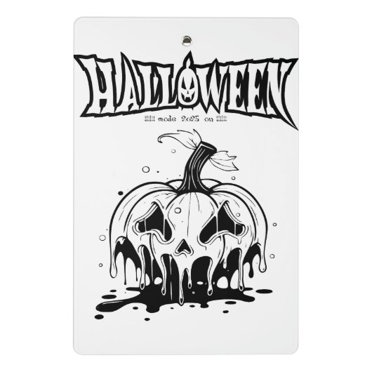 Mini Porte-bloc Halloween 2025 Spooky Season (Dos)