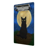 Mini Porte-bloc Halloween Black Cat Moonlit Silhouette  (Angle2)