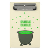 Mini Porte-bloc Halloween Cauldron et Bubbling Green Brew (Devant)