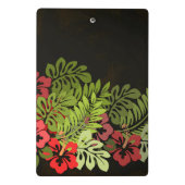 Mini Porte-bloc Hawaii Aloha Palm Hula Art Design (Dos)
