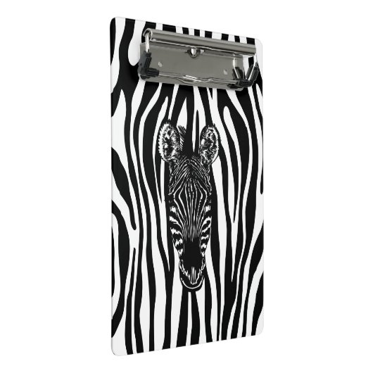 Mini Porte-bloc Héros Zebra sur Zebra Print (Incliné)