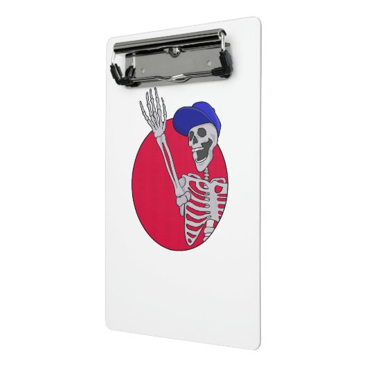 Mini Porte-bloc Hey Amis Cool et drôle Squelette (Angle2)