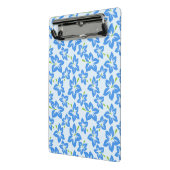 Mini Porte-bloc Hibiscus Bleu, Fleurs Bleues, Motif De Fleurs (Angle2)