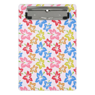 Mini Porte-bloc Hibiscus Coloré, Motif Des Fleurs